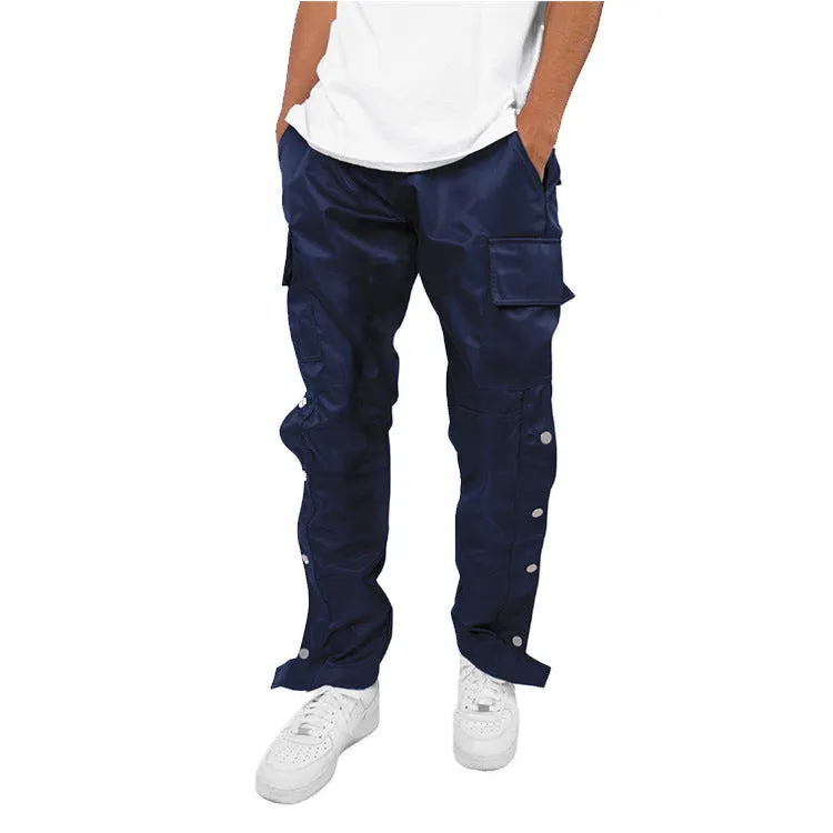 Loose Street Style Straight Leg Casual Pants