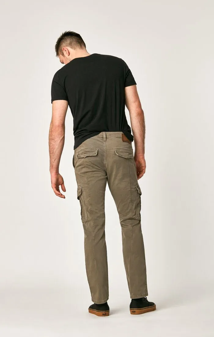 MARCUS SLIM STRAIGHT CARGO IN LATTE TWILL