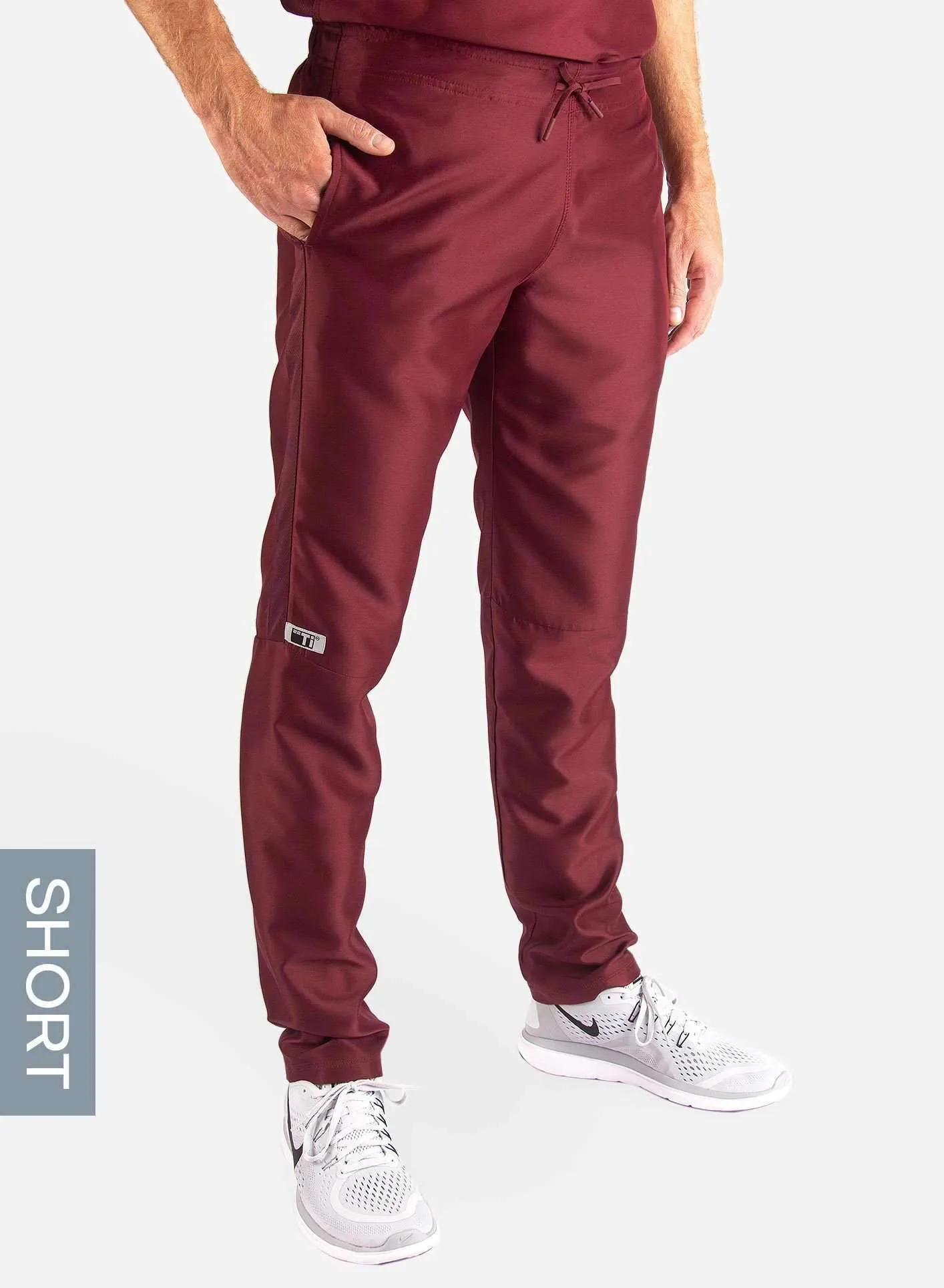 Men's Slim Fit Scrub Pants | Short