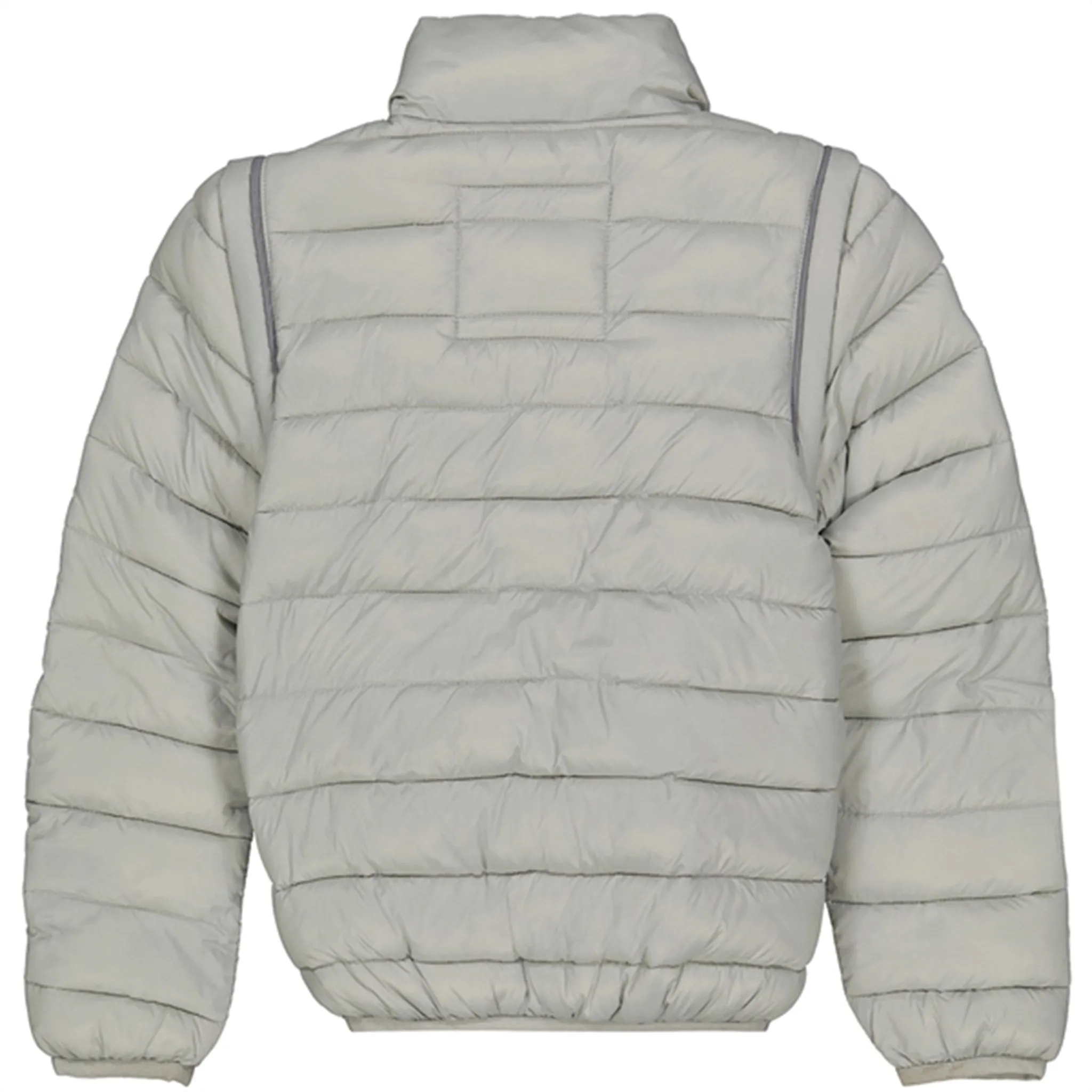 Mikk-Line Nylon puffer 2i1 Jacket Neutral Gray