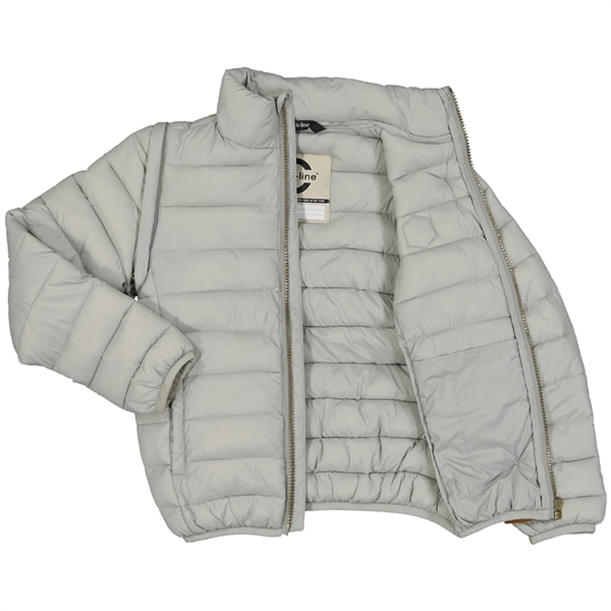 Mikk-Line Nylon puffer 2i1 Jacket Neutral Gray