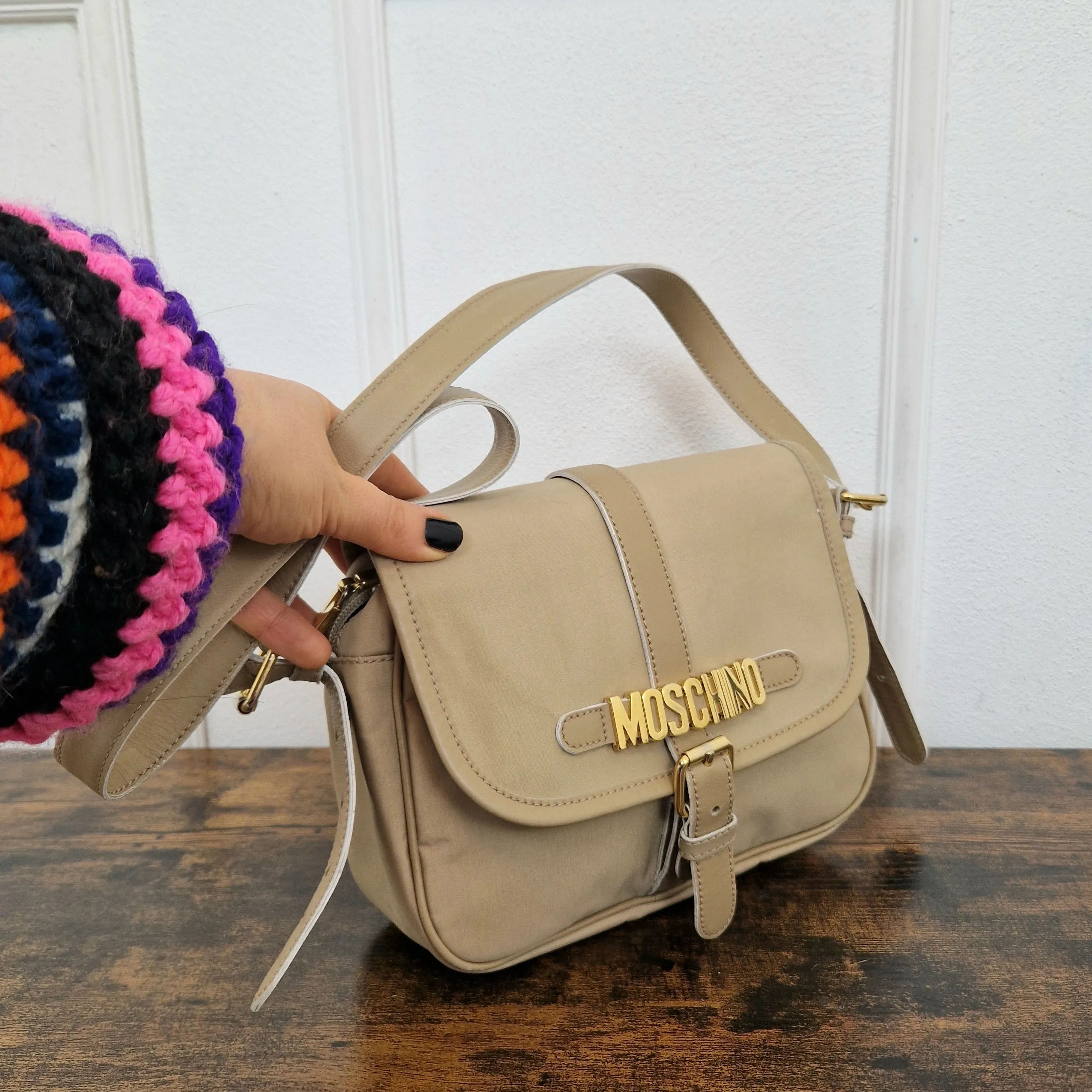 Moschino | Borsa a tracolla beige