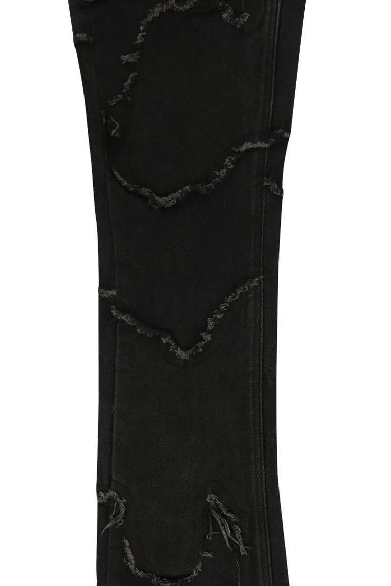 No Trace Stacked Denim (Black)