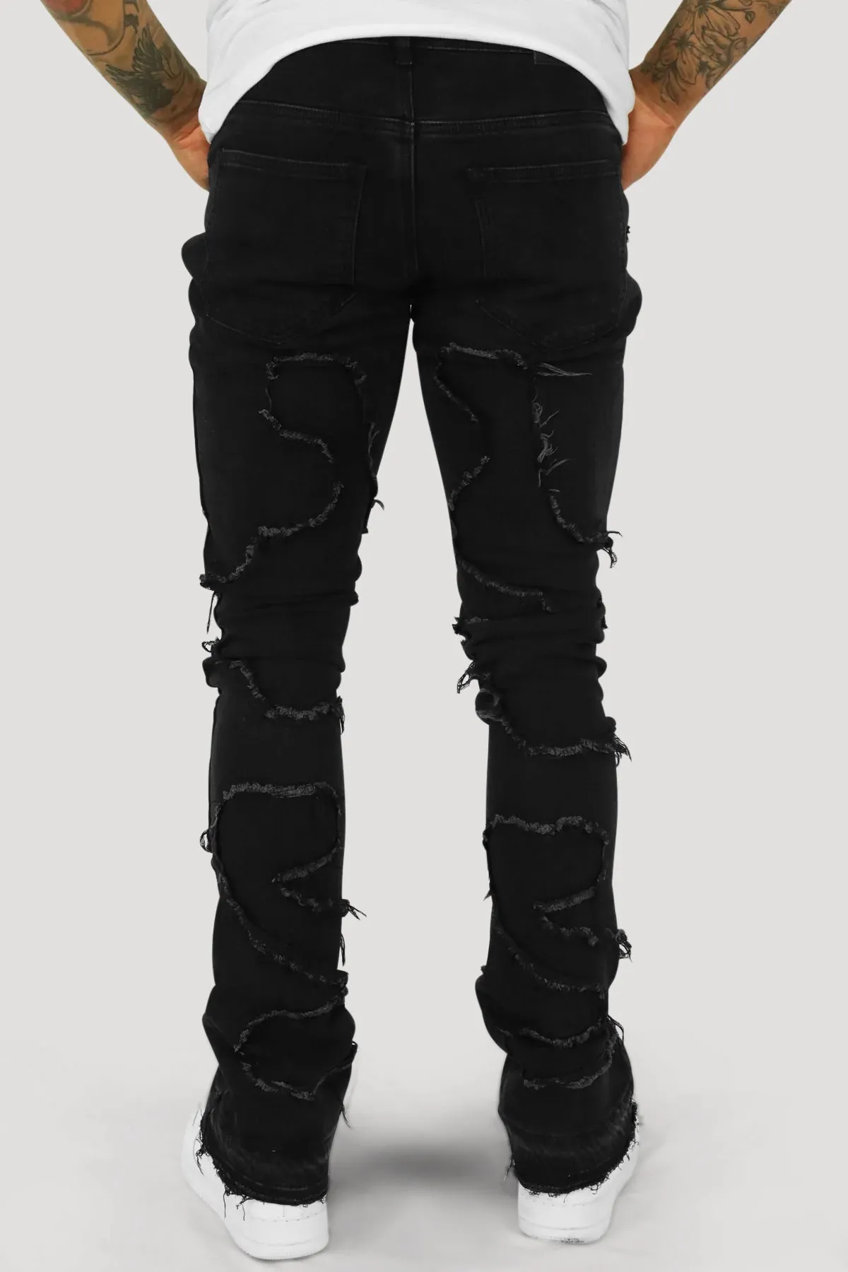 No Trace Stacked Denim (Black)