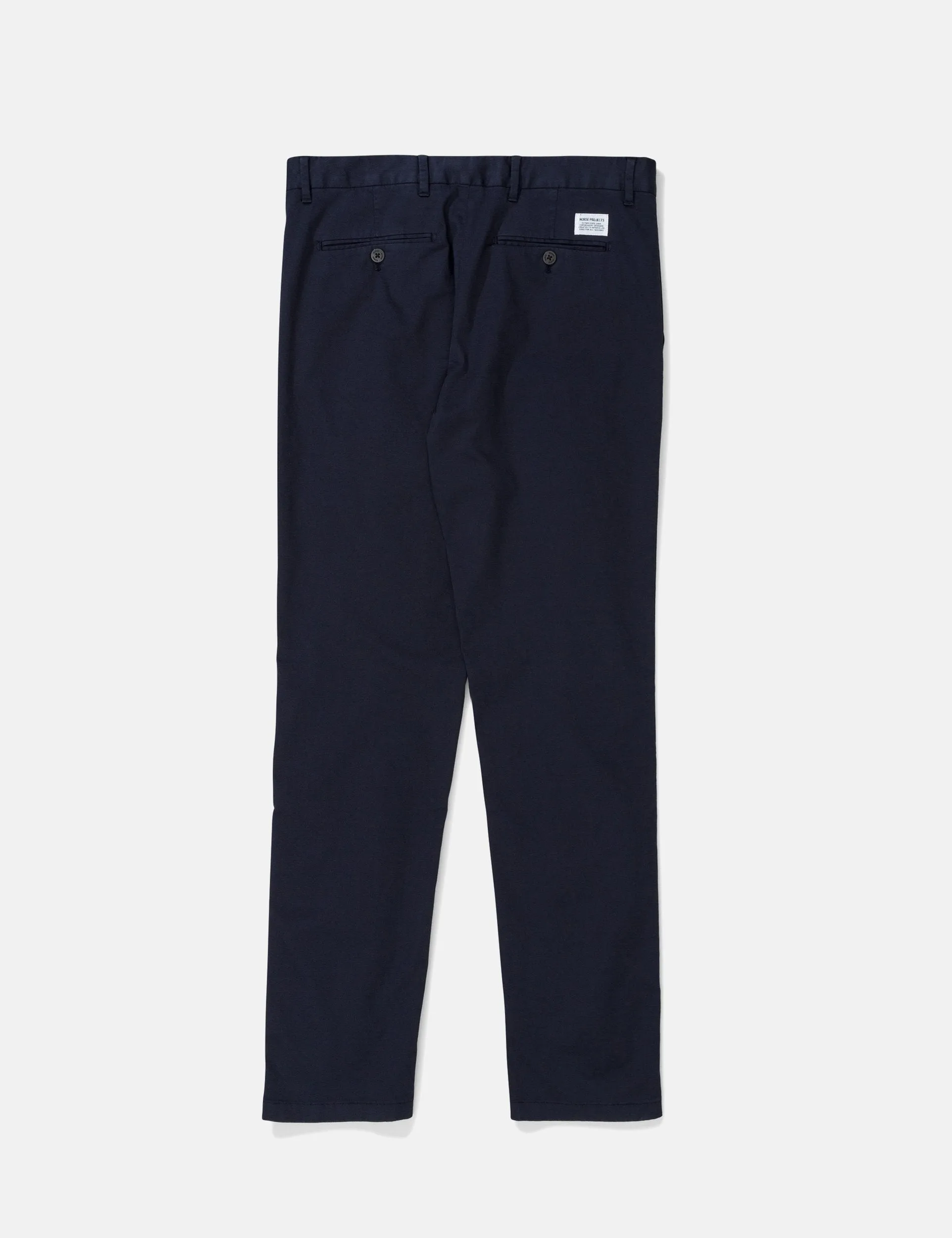 Norse Projects Aros Light Twill Chino (Slim) - Dark Navy Blue