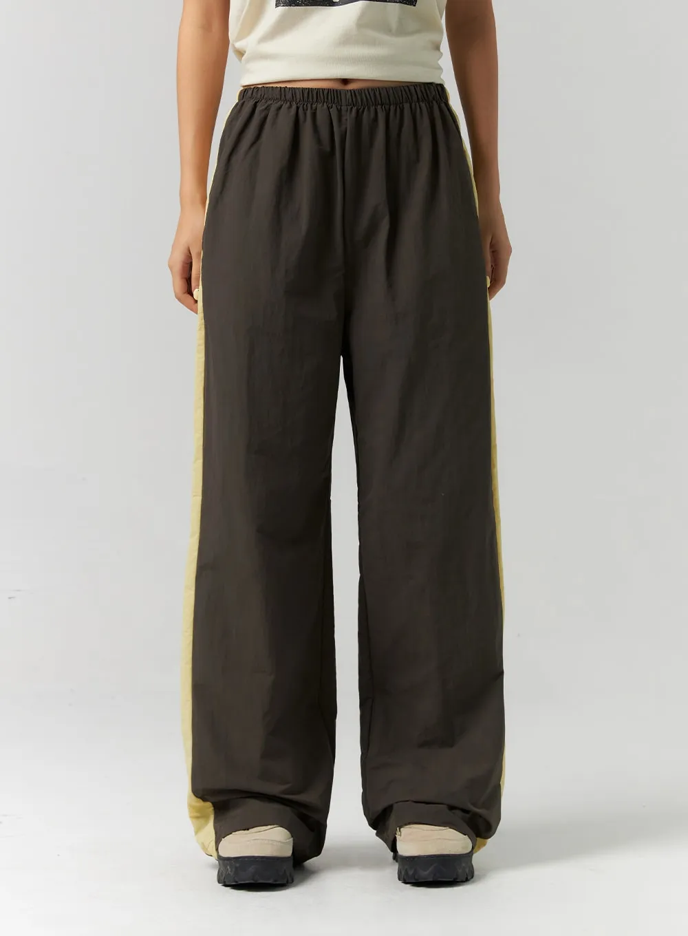 Nylon Wide Fit Pants CS311