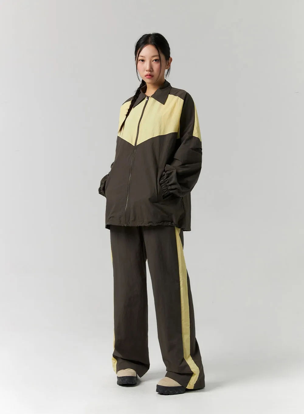 Nylon Wide Fit Pants CS311