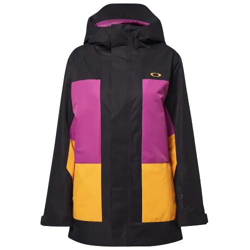 Oakley Beaufort RC Insulated Wmns Jacket Black/Purple/Amber Yellow