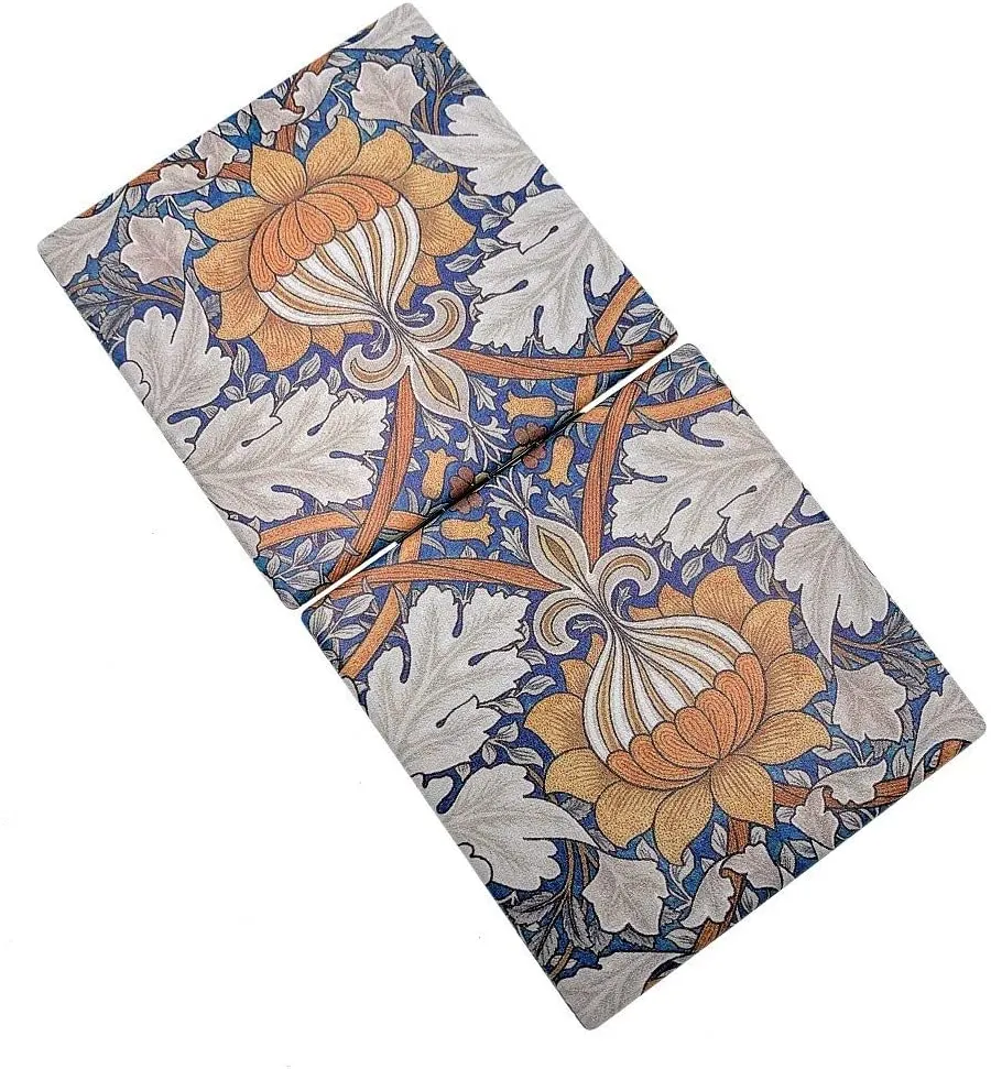 Orange Floral Travel Mirror