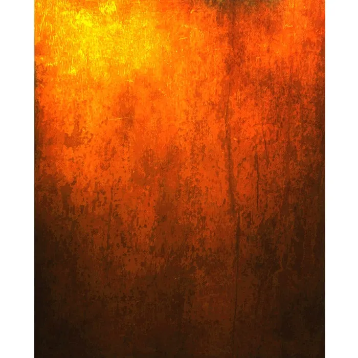 Orange Grunge Printed Backdrop