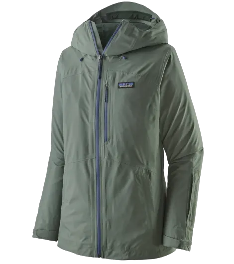 Patagonia Womens Powder Town Jacket Hemlock Green