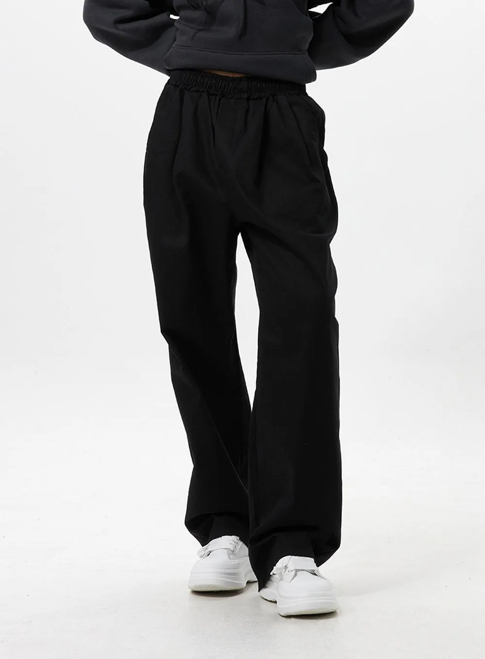 Pintuck Wide Fit Pants IO326