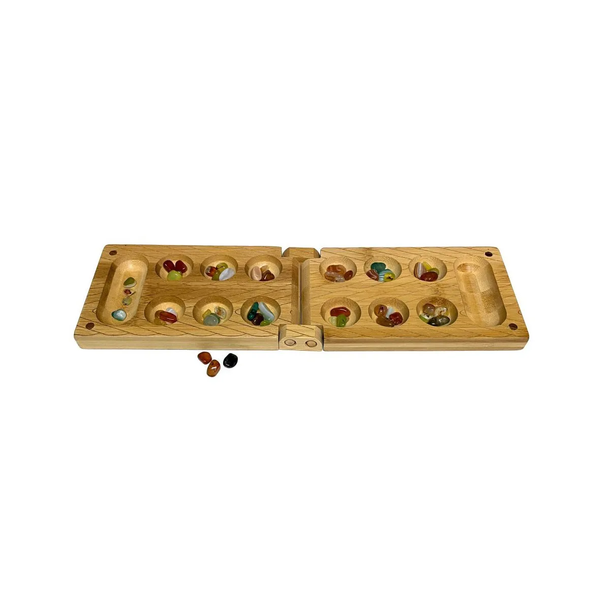 Project Genius Eco Travel Bamboo Mancala