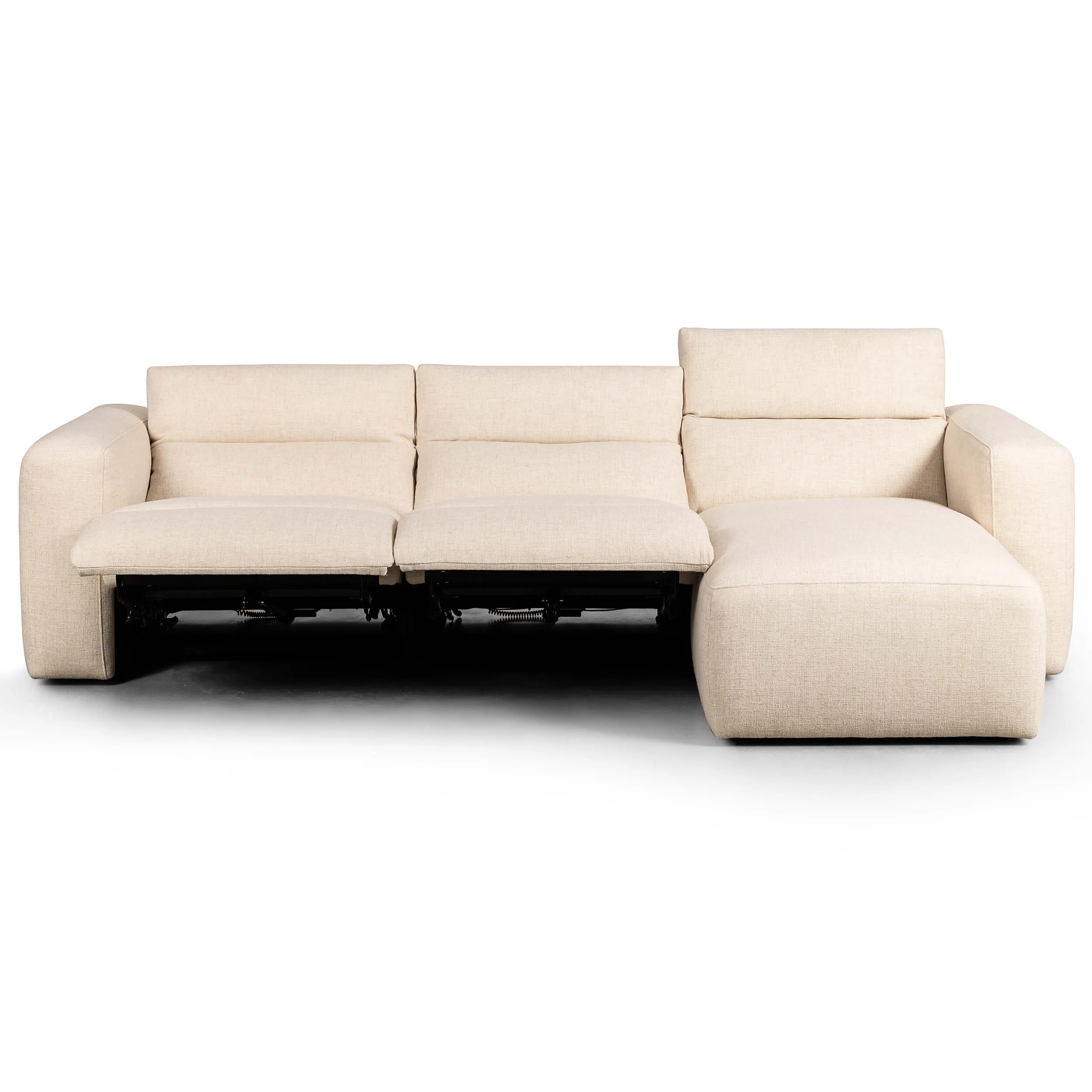 Radley Power Recliner Right Chaise Sectional, Antigo Natural