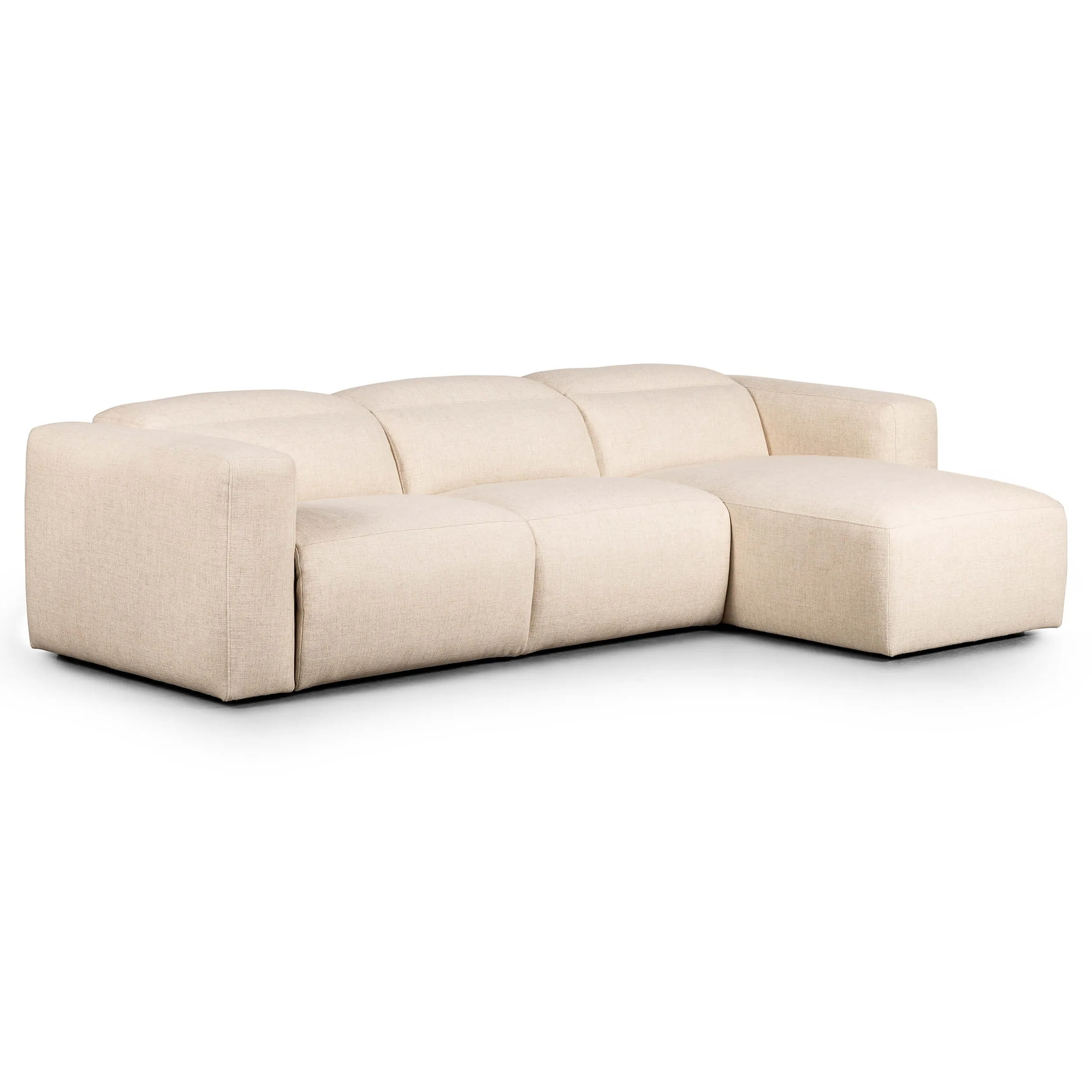 Radley Power Recliner Right Chaise Sectional, Antigo Natural