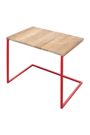 Red Base Sofa Table L | Versmissen Slim