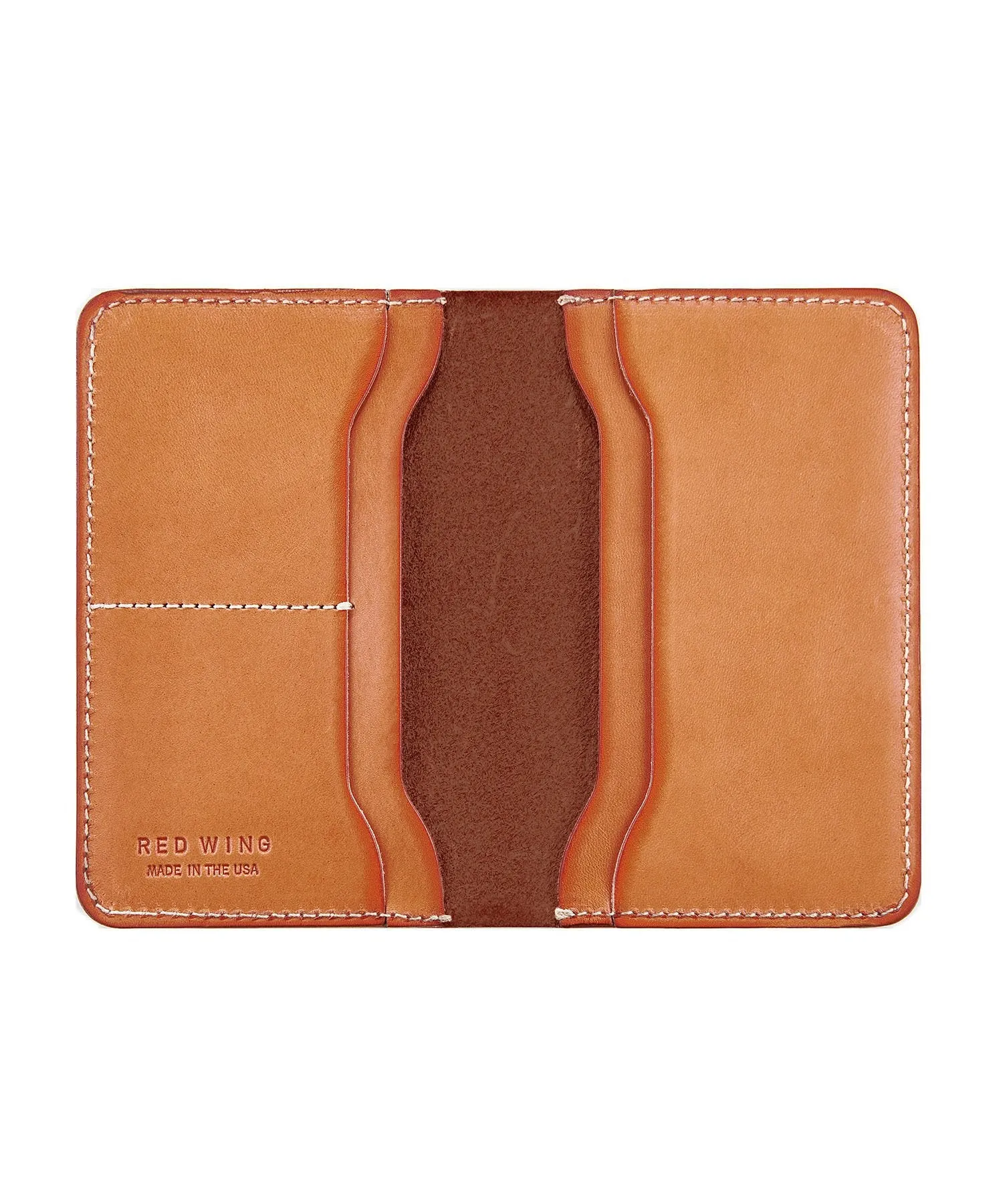 Red Wing Leather Passport Wallet in London Tan