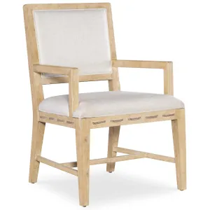 Retreat Cane Back Arm Chair, Dune, Set of 2