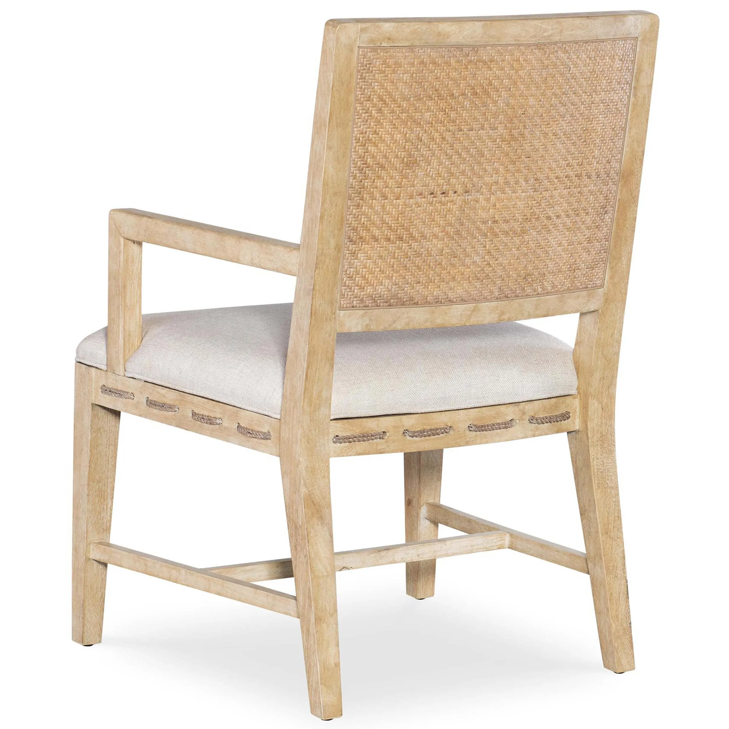 Retreat Cane Back Arm Chair, Dune, Set of 2