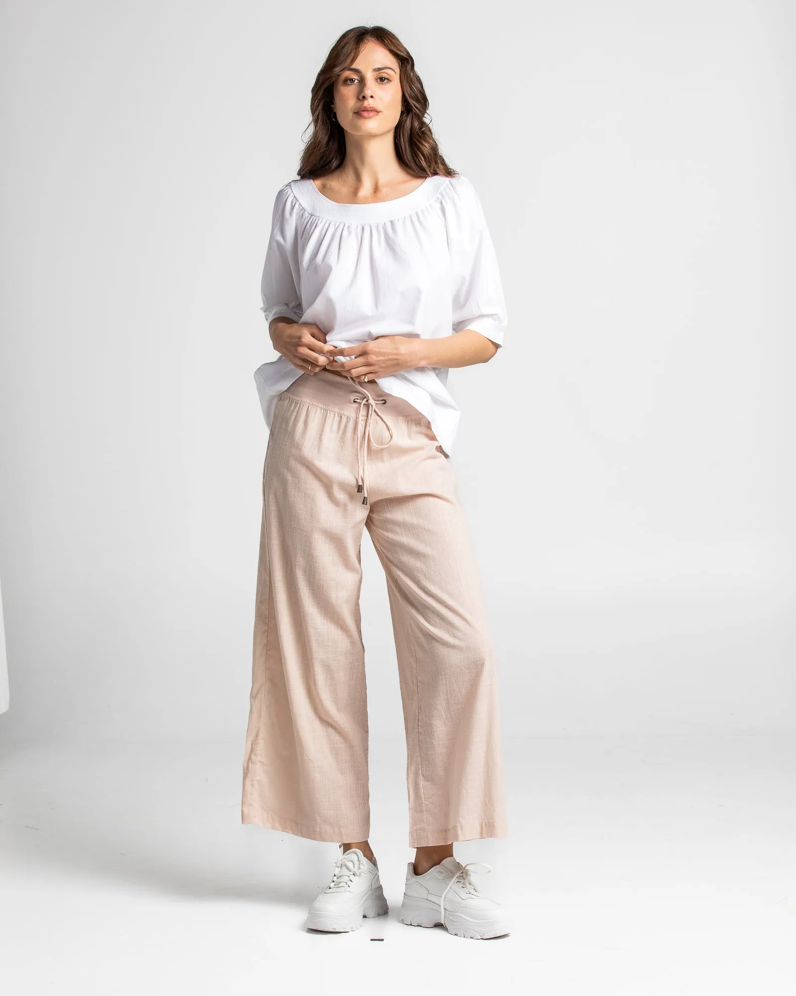 Ria Pant No Pockets - Dusty Pink