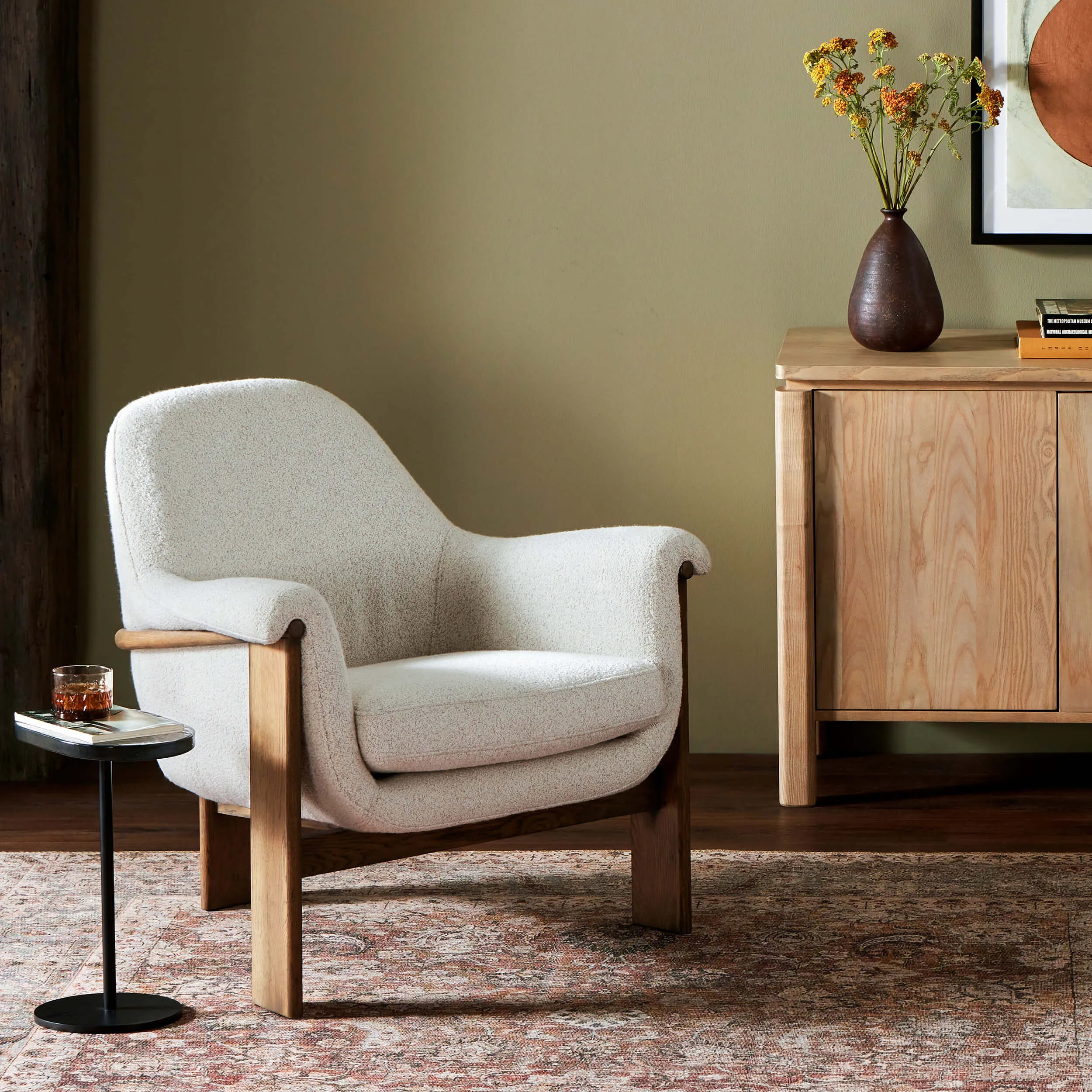 Santoro Chair, Harrow Ivory