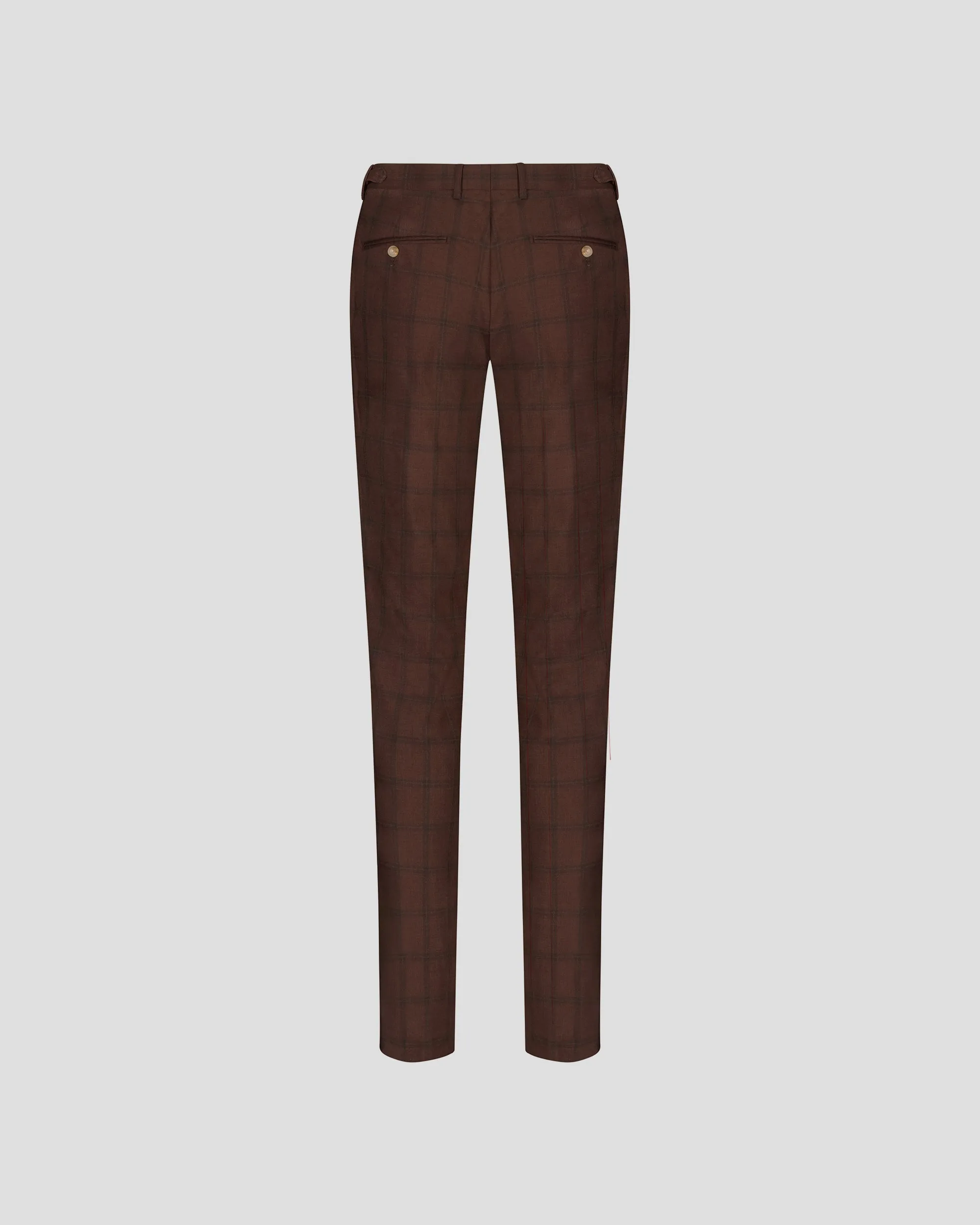 SG Dress Trouser - Dark Brown Window Pane