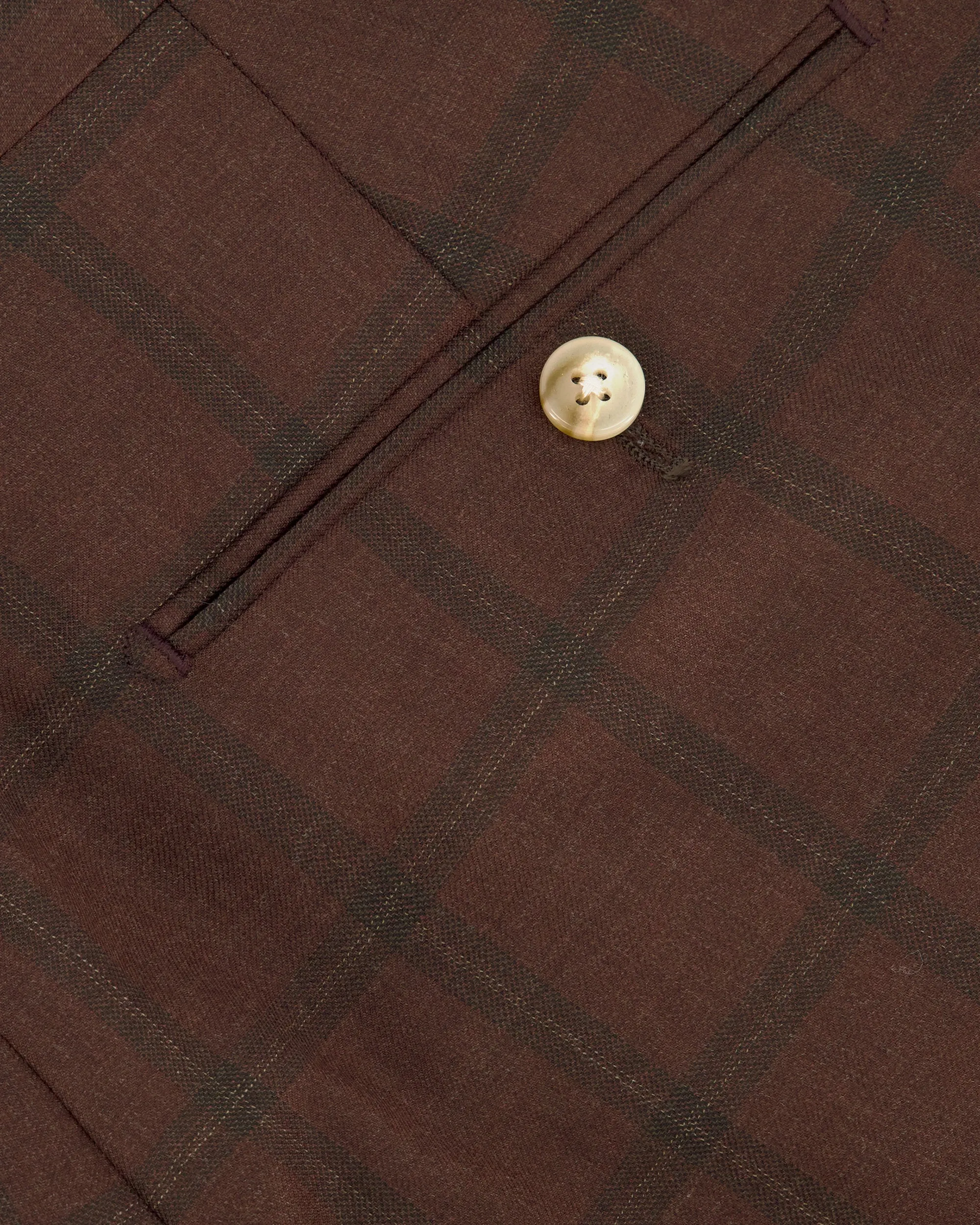 SG Dress Trouser - Dark Brown Window Pane