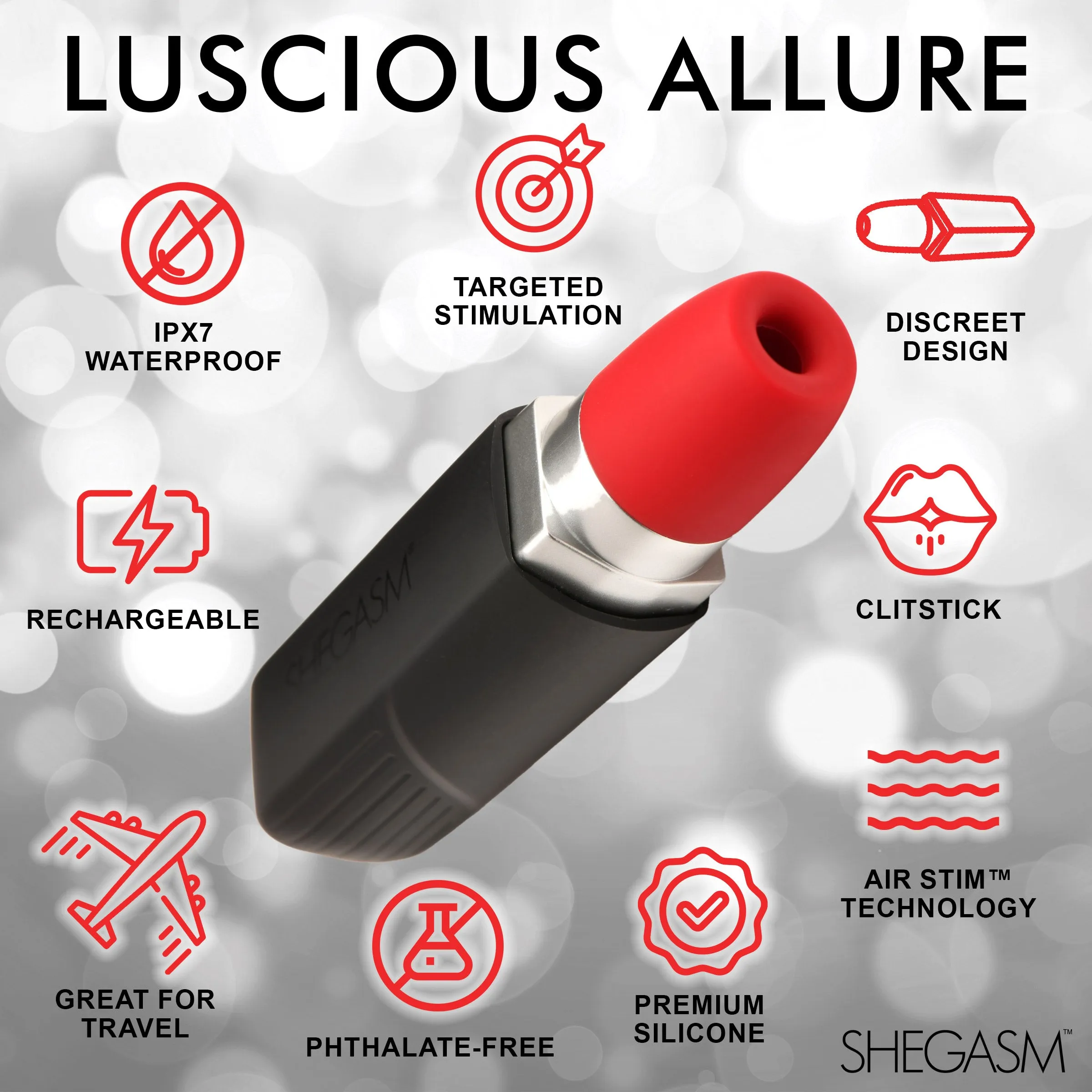 Silicone Lipstick Clit Stimulator