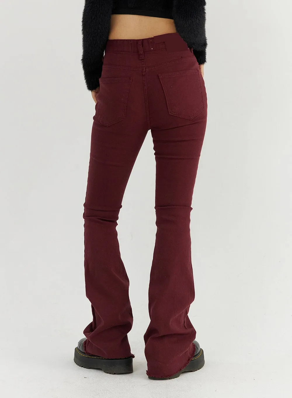 Slim Fit Bootcut Pants CO319