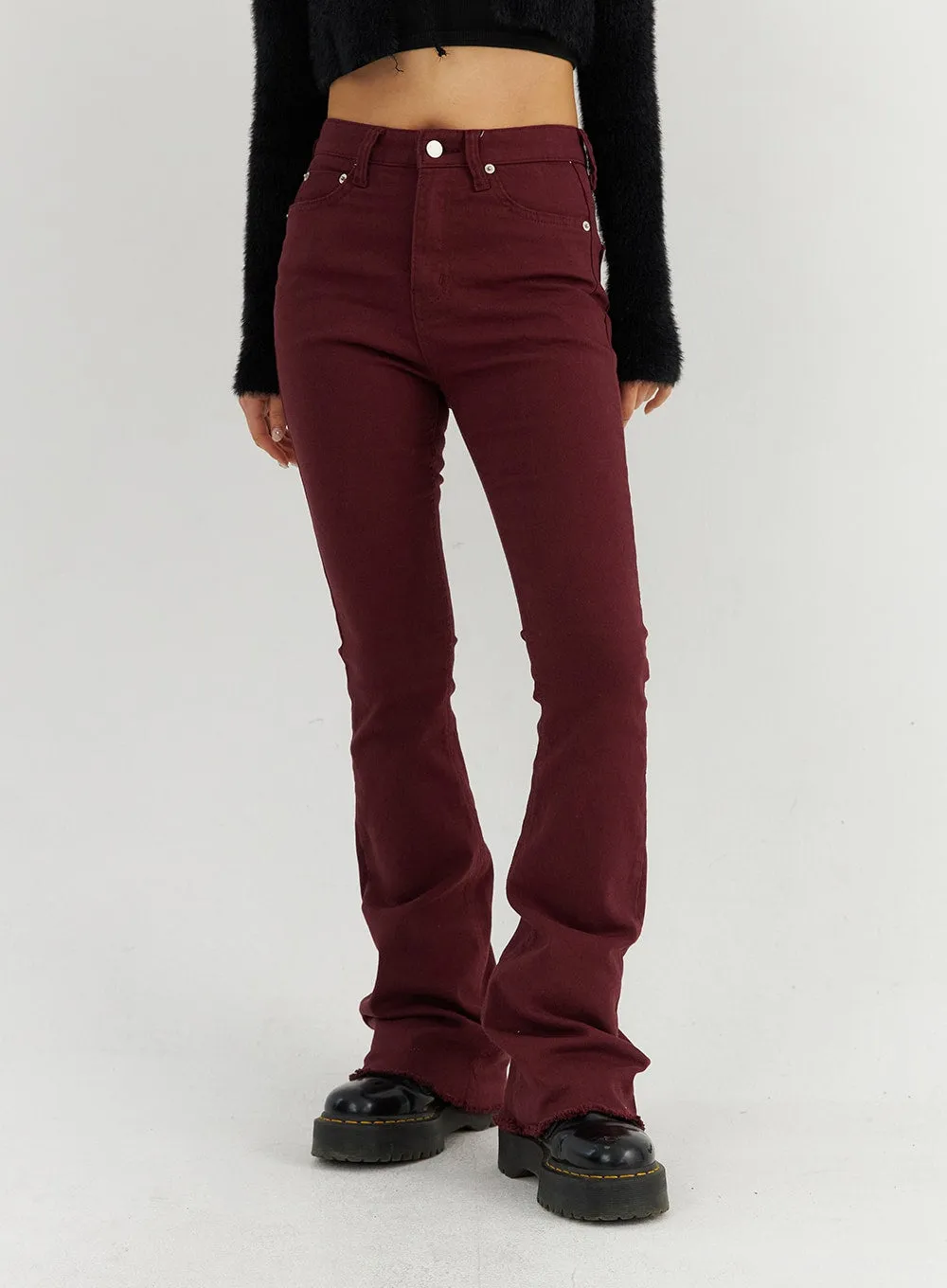 Slim Fit Bootcut Pants CO319