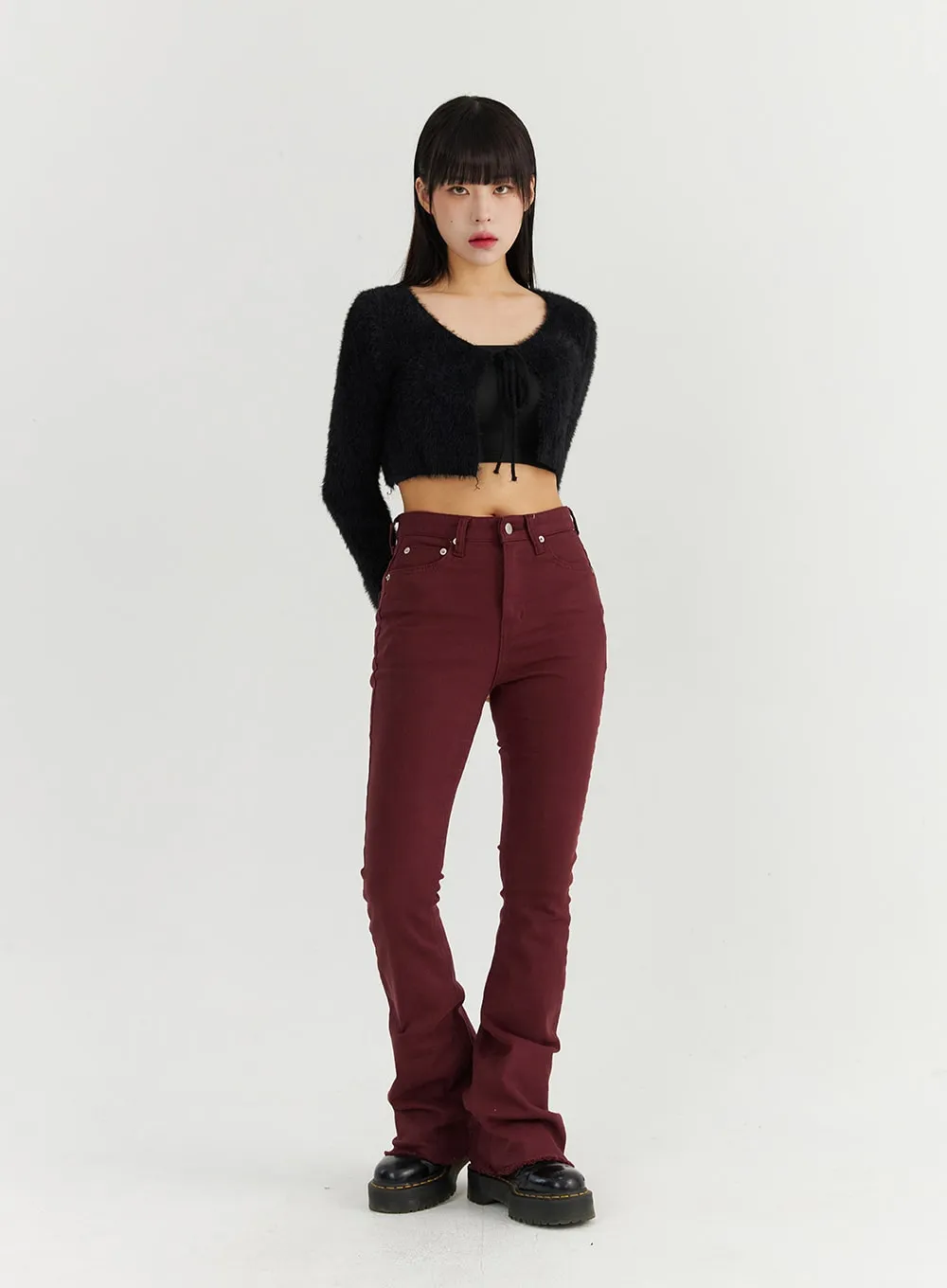 Slim Fit Bootcut Pants CO319