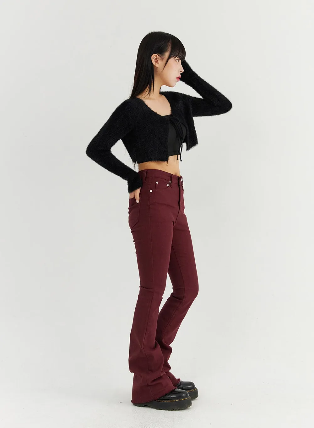 Slim Fit Bootcut Pants CO319