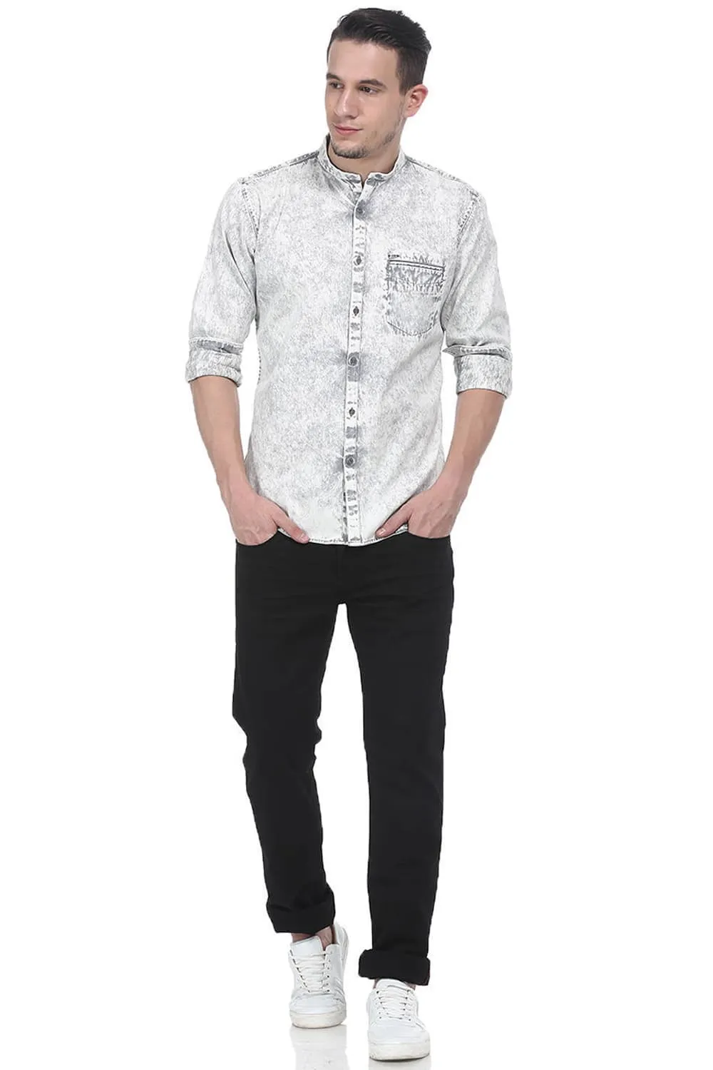 Slim Fit Denim Shirt