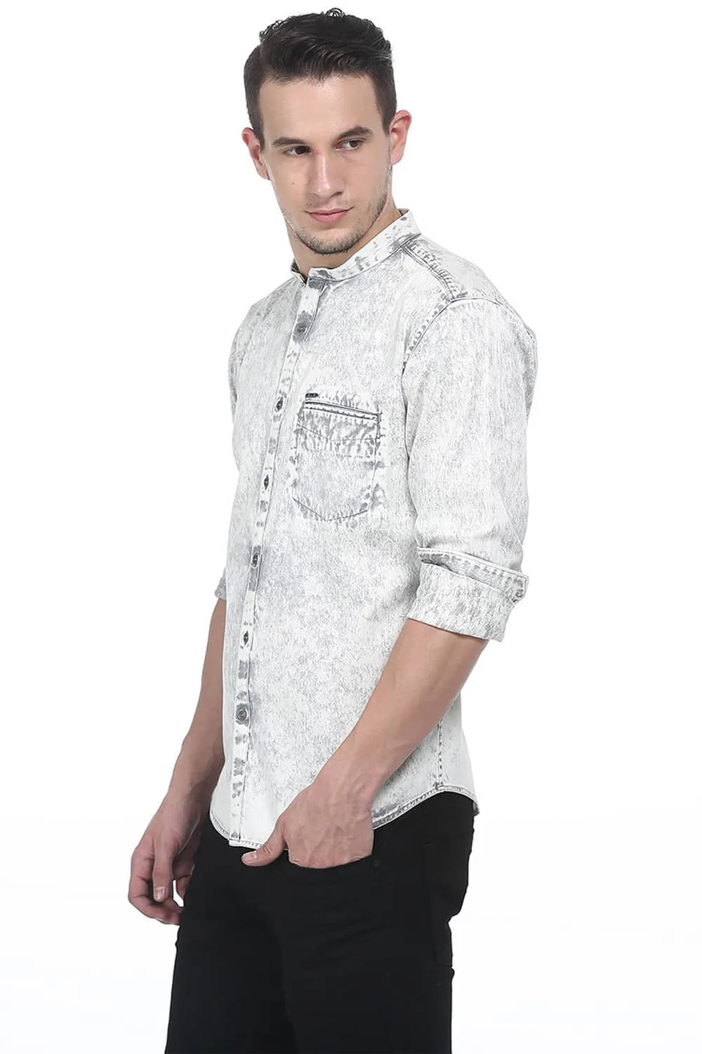 Slim Fit Denim Shirt