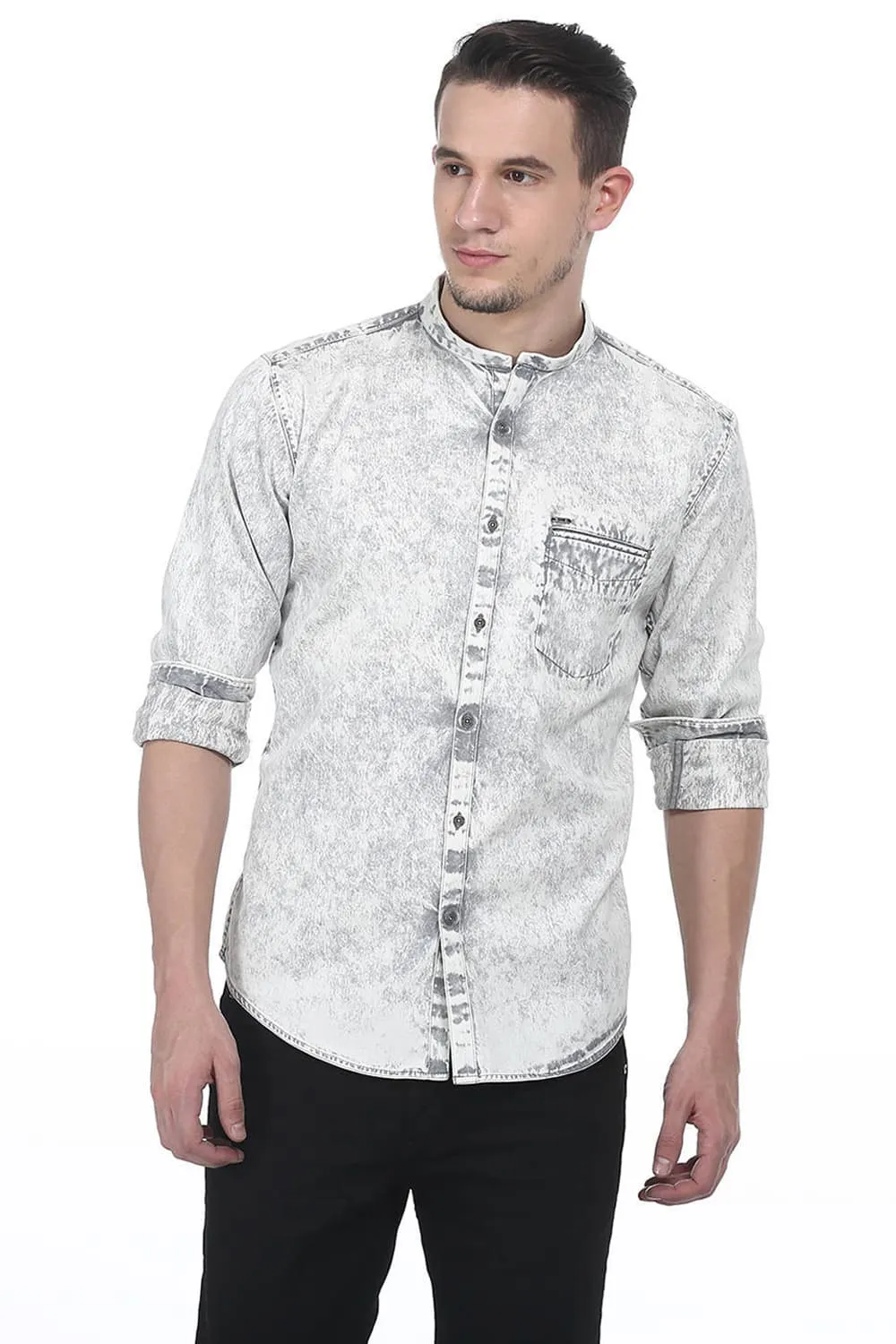 Slim Fit Denim Shirt