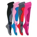 Sock Snob Adult Ski Socks - Size 4 to 7 Performax Knee High Wool Blend