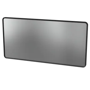 Soji Black 600x1200 Framed Mirror