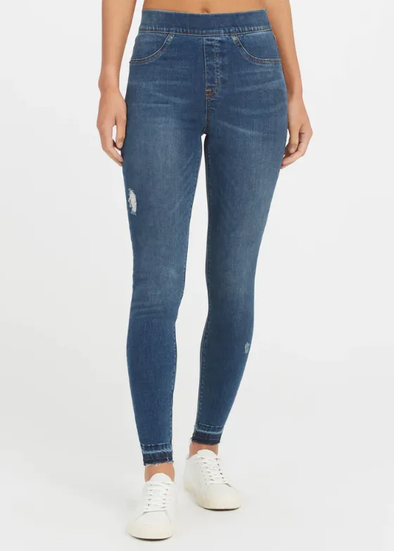 SPANX Distressed Skinny Jeans