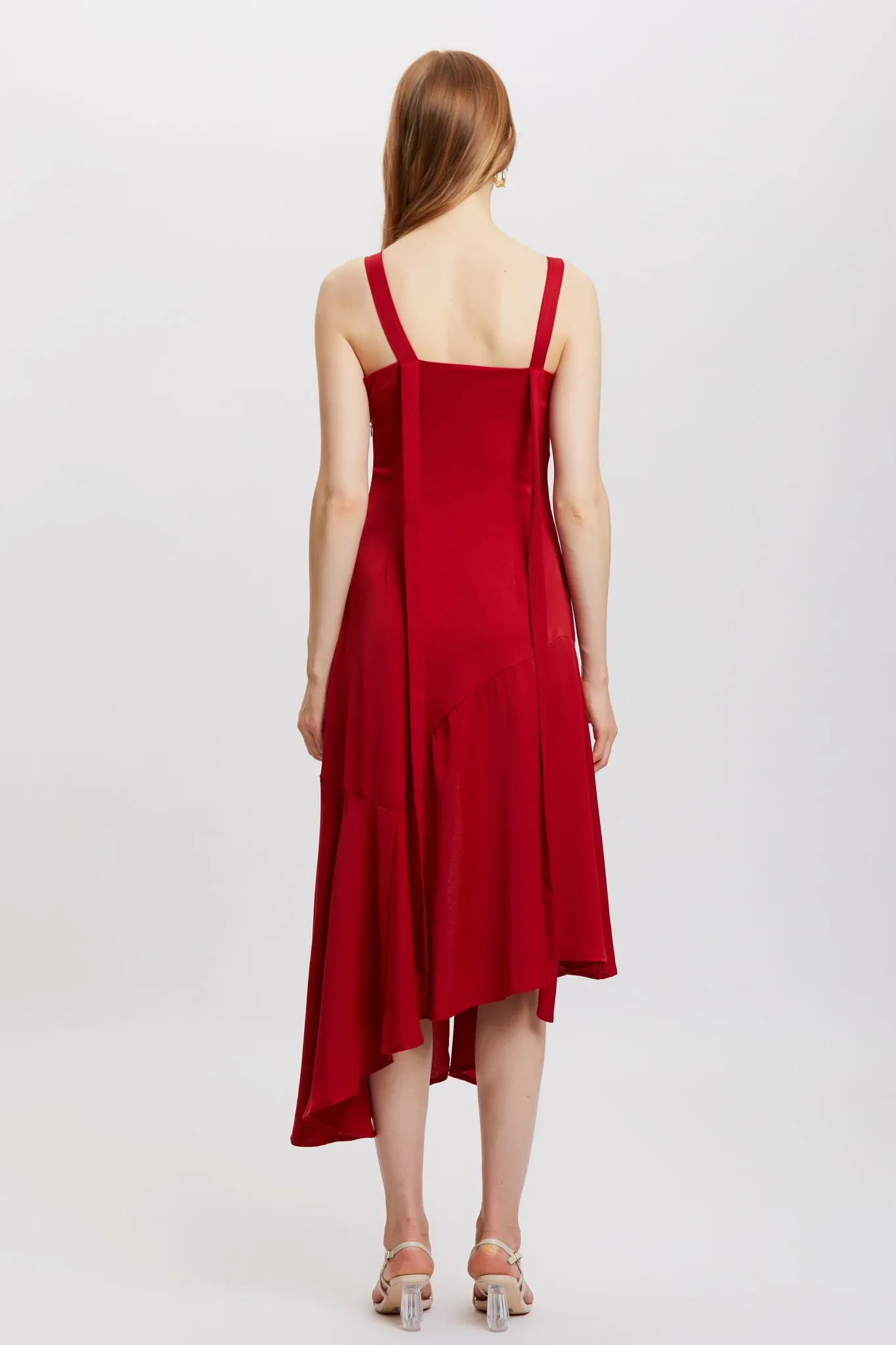 ST | Weigela Red Slip Dress