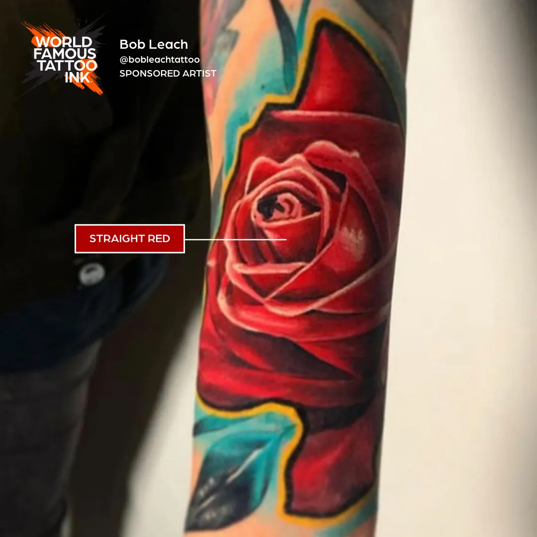 Straight Red — World Famous Tattoo Ink — Pick Size