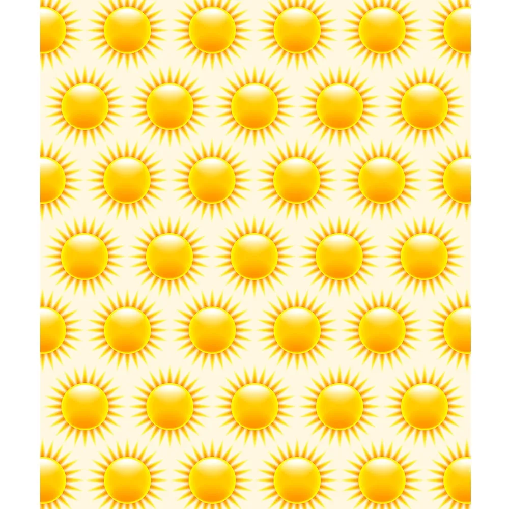 Summer Sun Printed Backdrop