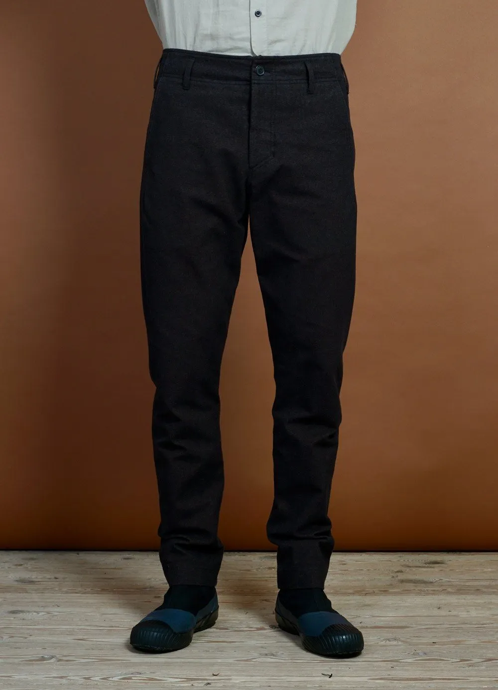 SVENNING | Slim Fit Trousers | Nero