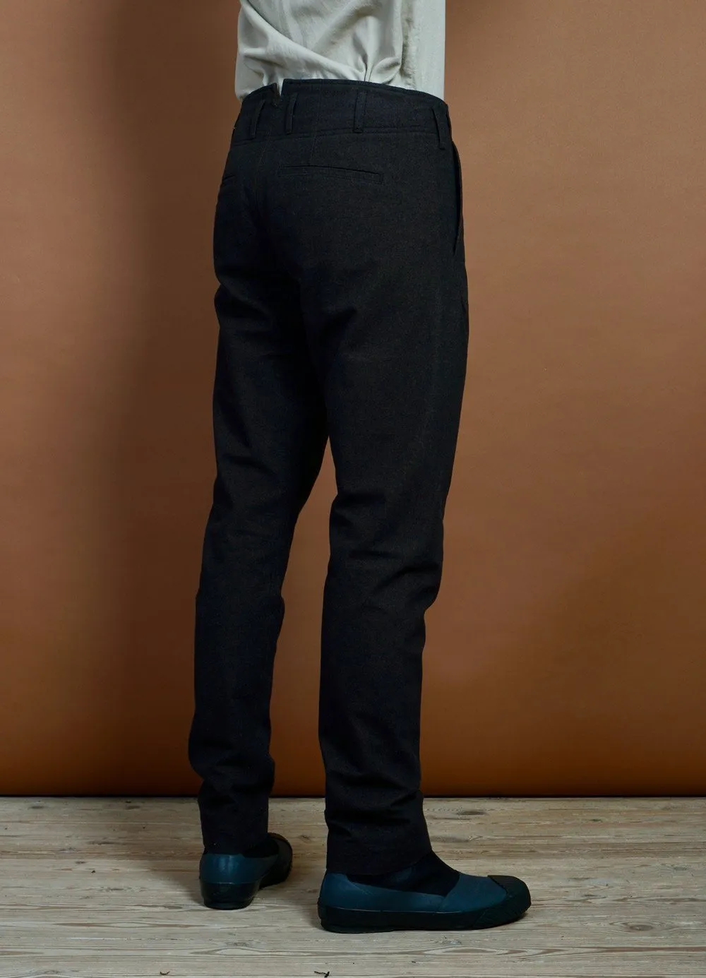 SVENNING | Slim Fit Trousers | Nero