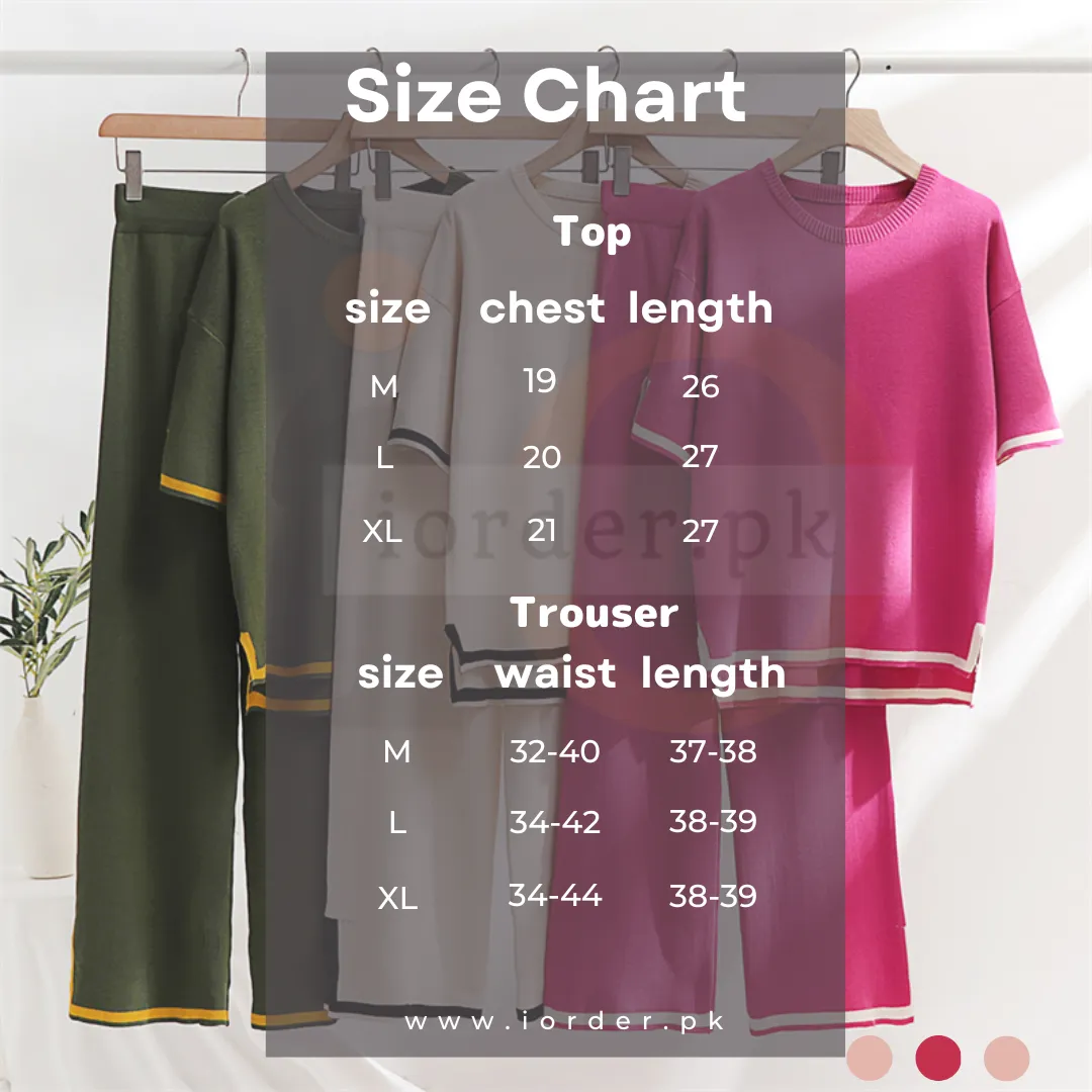 Tarbozi Slit Short Sleeve T-shirts and High Waist Wide Leg Pants