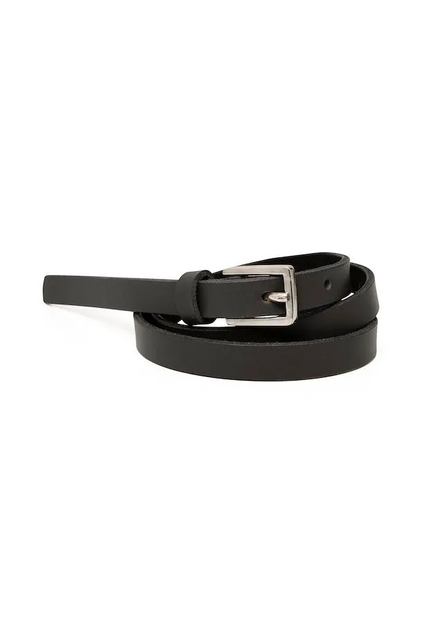 The Charissa Leather Belt by Part Two - Black