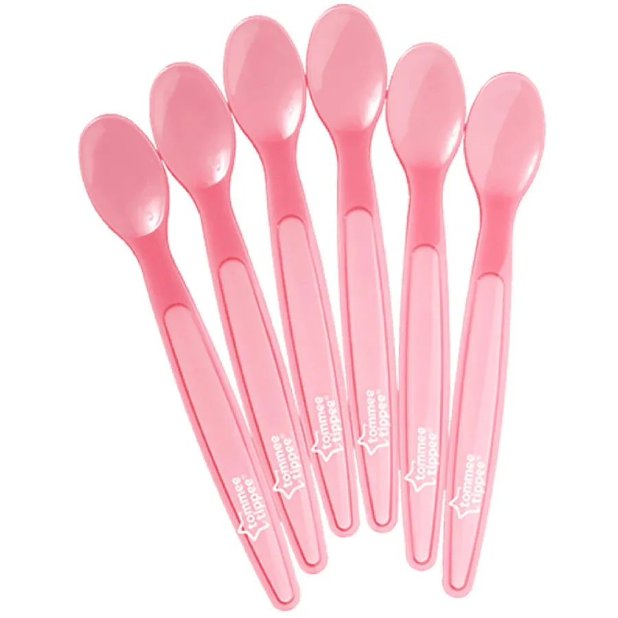 Tommee Tippee Essentials Basic  Feeding Spoons x 6