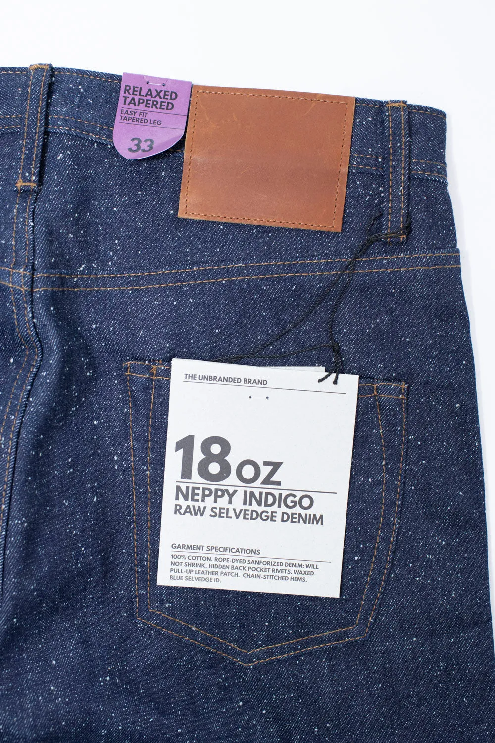 UB643 - 18oz Neppy Selvedge - Relaxed Tapered Fit