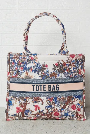 Women Multicolour Printed Tote Bag