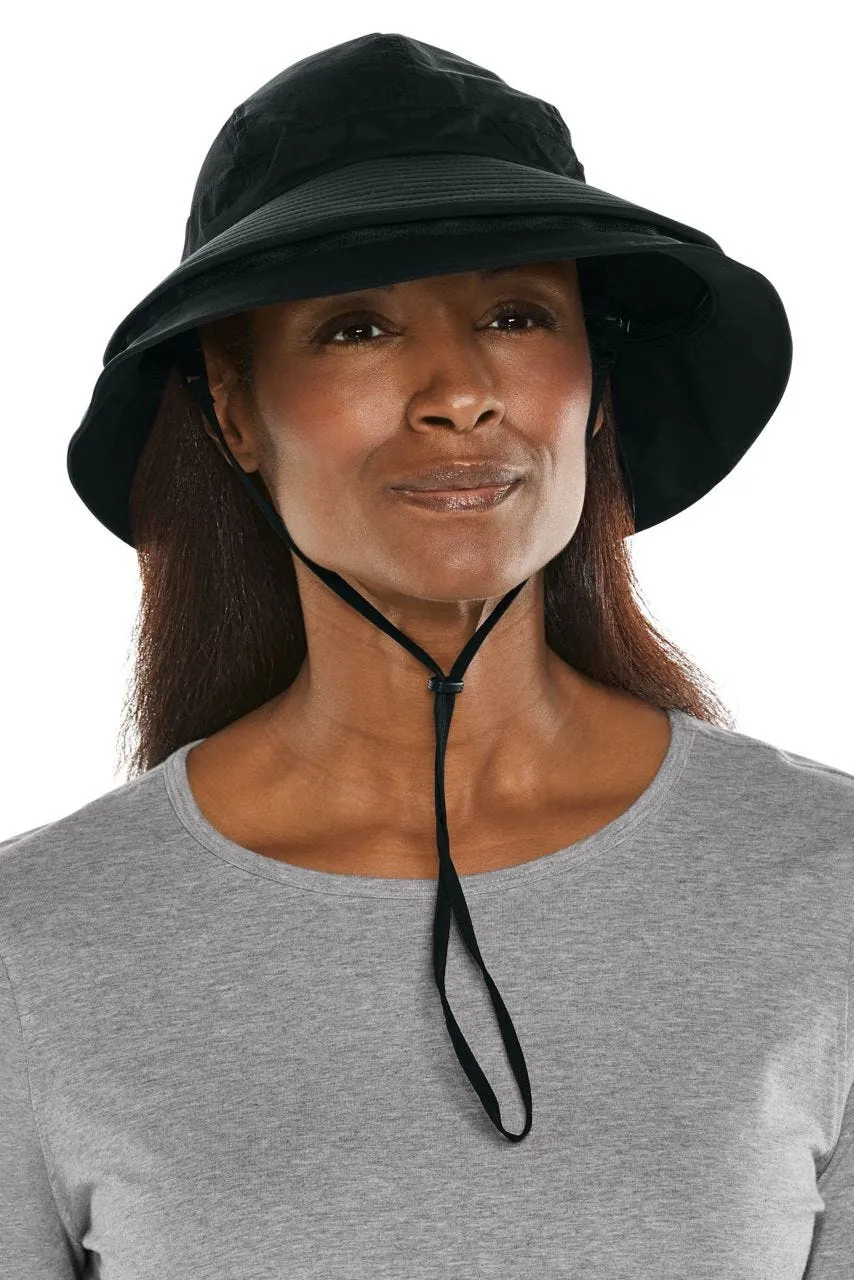 Women's Tatum Convertible Explorer Hat  |  Black