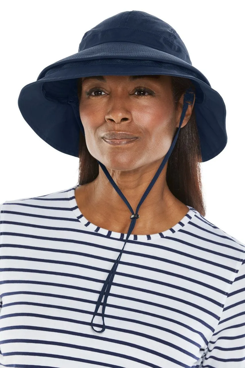 Women's Tatum Convertible Explorer Hat  |  Navy